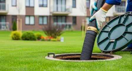 Routine septic system maintenance for residential property